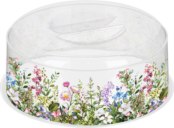 Изображение товара Крышка для СВЧ Homver Bergamo Цветущий луг 2231120