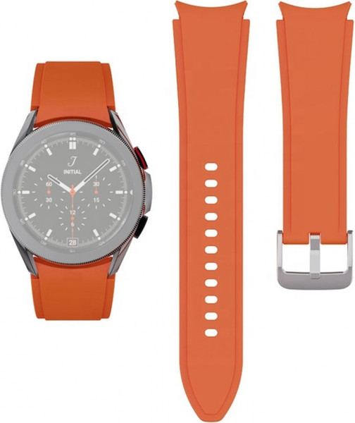 Изображение товара Ремешок для умных часов Rumi Classic для Samsung Galaxy Watch 4/5/6/7/FE (20мм, оранжевый)