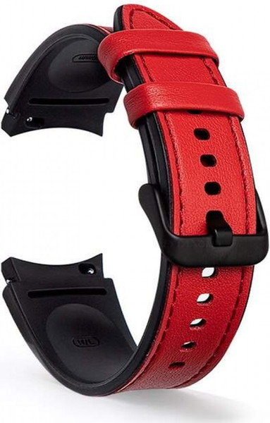 Изображение товара Ремешок для умных часов Rumi Comfort для Samsung Galaxy Watch4/5/6 (20мм, красный)