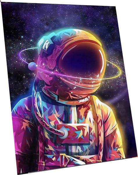 Изображение товара Картина по номерам Флюид Космонавт арт 40x50 / SHR0537