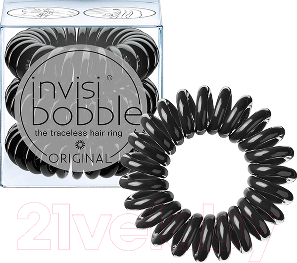 Изображение товара Набор резинок для волос Invisibobble Original True Black