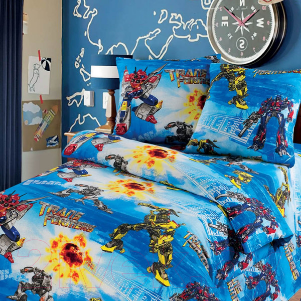 Изображение товара Комплект постельного белья АртПостель Трансформеры 100