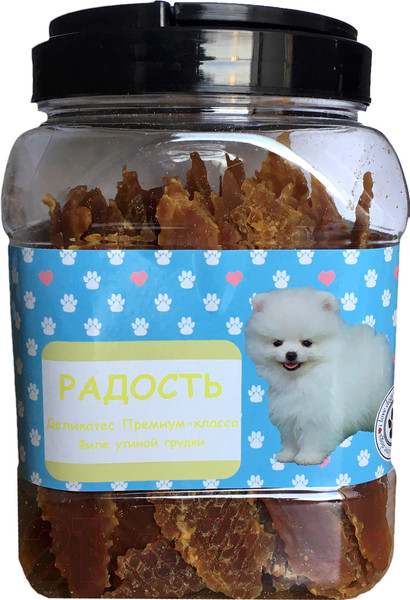 Изображение товара Лакомство для собак O'dog Радость. Филе утиной грудки (700г)