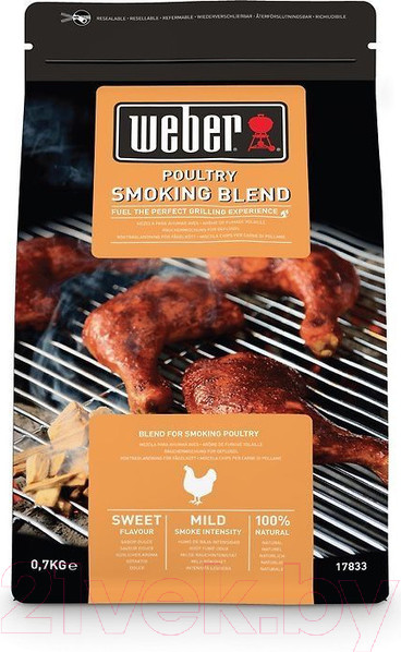 Изображение товара Щепа для копчения Weber Смесь для курицы 17833 (700г)