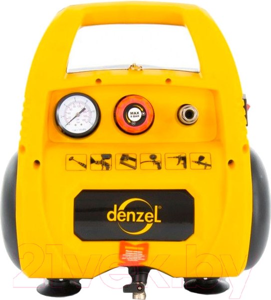 Изображение товара Воздушный компрессор Denzel РС 1/6-180 (58057)