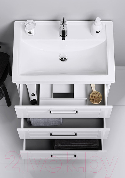 Изображение товара Тумба с умывальником Aqwella Manchester 80 / MAN01083