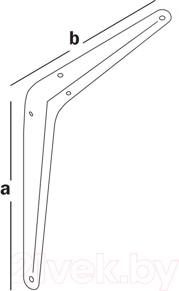 Изображение товара Полкодержатель ЕКТ V021719 (100шт)