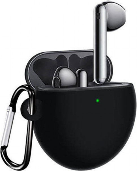 Изображение товара Чехол для наушников Rumi Силиконовый для Huawei Freebuds 4 (черный)