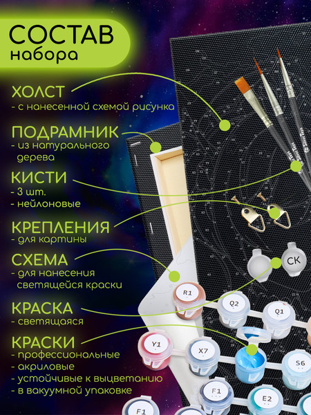 Изображение товара Картина по номерам Флюид Радужный кролик 40x50 / BFH0007