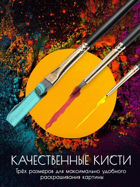 Изображение товара Картина по номерам Флюид Бордовые розы 40x50 / SHR0552