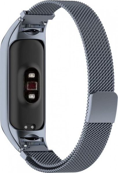 Изображение товара Ремешок для фитнес-трекера Rumi Milanese Loop для Xiaomi Mi Band 6/Mi Band 5 (графитовый)