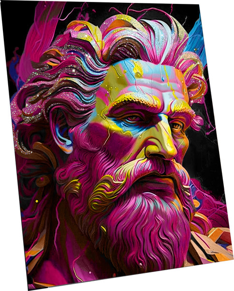 Изображение товара Картина по номерам Флюид Посейдон 40x50 / SHR0545