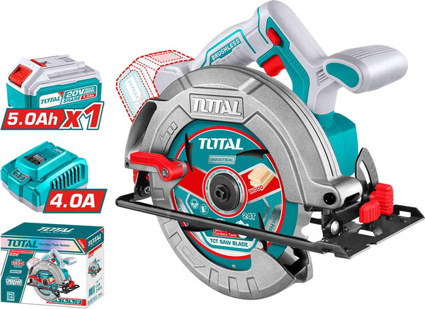 Изображение товара Дисковая пила TOTAL Industrial Li-Ion 20V диск 185мм / TSLI18513