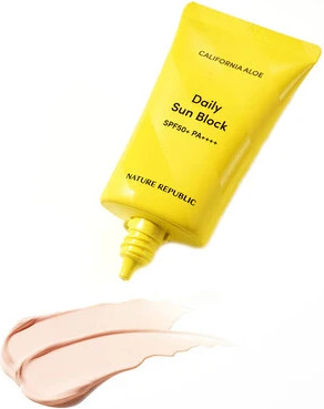 Изображение товара Крем солнцезащитный Nature Republic California Aloe Daily Sun Block SPF50+ PA++++ (57мл)