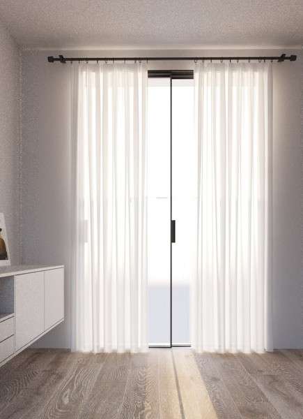 Изображение товара Гардина Loon Лайтинг на шторной ленте / GO.LEN.LTG-1100-1 (белый)