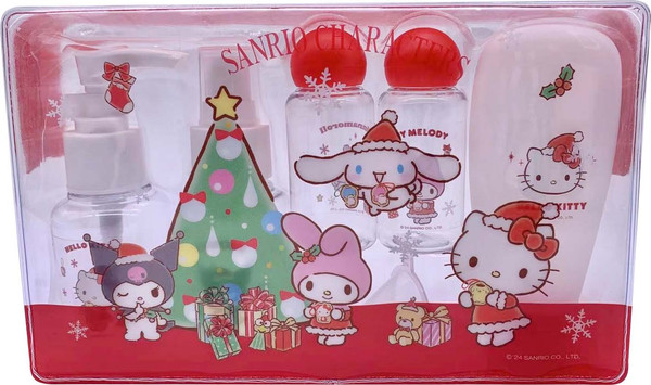 Изображение товара Набор флаконов для косметики Miniso Sanrio Characters Christmas Collection 2990 (6шт)