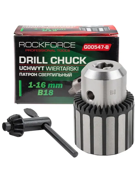 Изображение товара Патрон сверлильный RockForce RF-G00547-B (61 424)