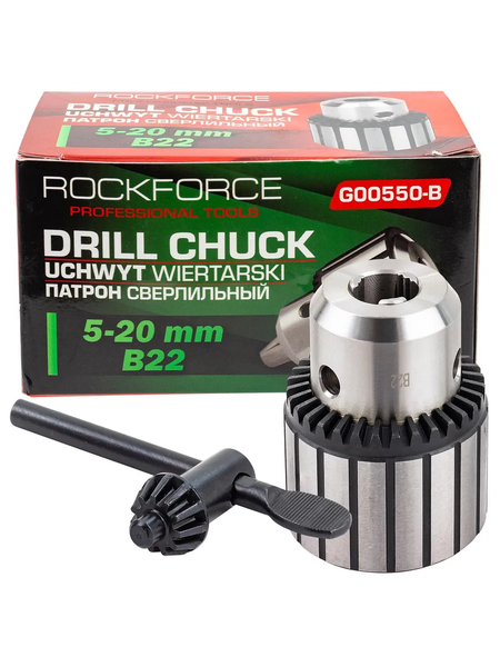 Изображение товара Патрон сверлильный RockForce RF-G00550-B (61 425)