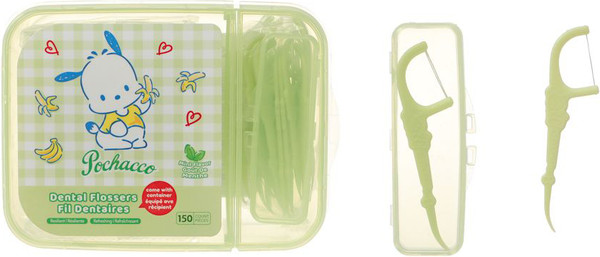 Изображение товара Зубная нить Miniso Pochacco Extra Fine со вкусом мяты 1063 (150шт)