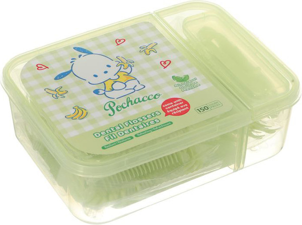 Изображение товара Зубная нить Miniso Pochacco Extra Fine со вкусом мяты 1063 (150шт)
