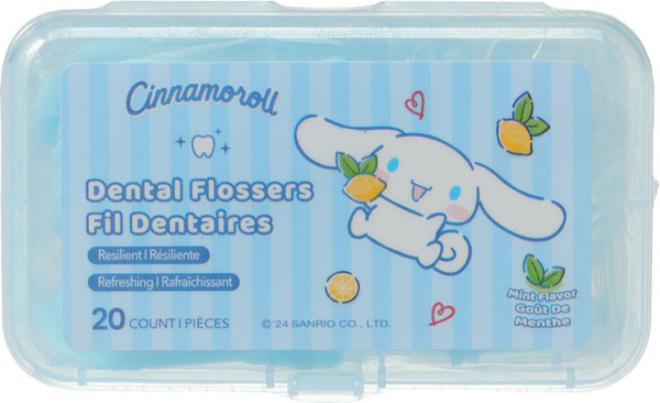 Изображение товара Зубная нить Miniso Cinnamoroll Extra Fine со вкусом мяты 1117 (3x20шт)