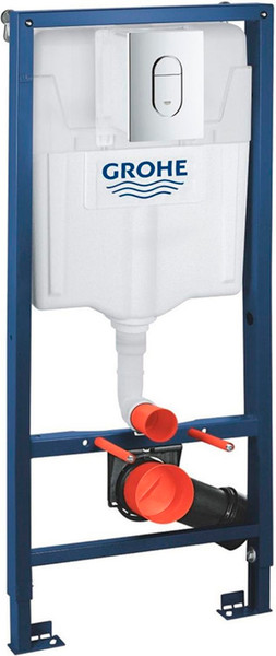 Изображение товара Унитаз подвесной с инсталляцией Lauter Longer 2110822 + GROHE Rapid SL 39504000 с кнопкой (круглая, хром)