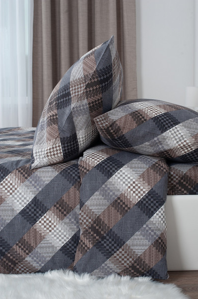 Изображение товара Комплект постельного белья Milanika Сторис Евро (бязь)