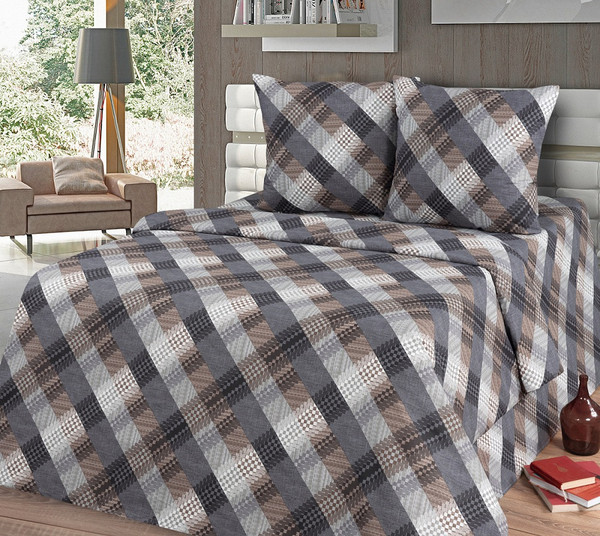 Изображение товара Комплект постельного белья Milanika Сторис Евро (бязь)