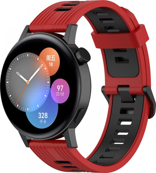 Изображение товара Ремешок для умных часов Rumi Runner 22мм (красный/черный)