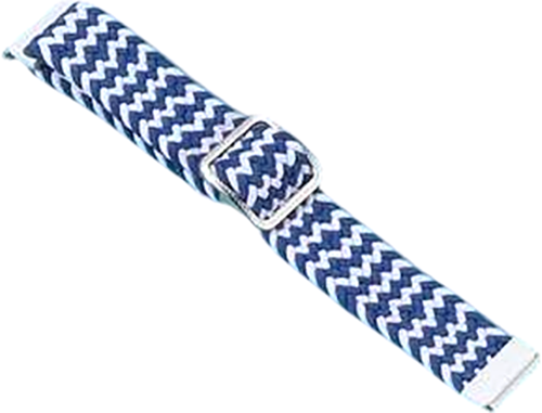 Изображение товара Ремешок для фитнес-трекера Rumi Wick для Huawei Band 7 (синий/белый/полосы)