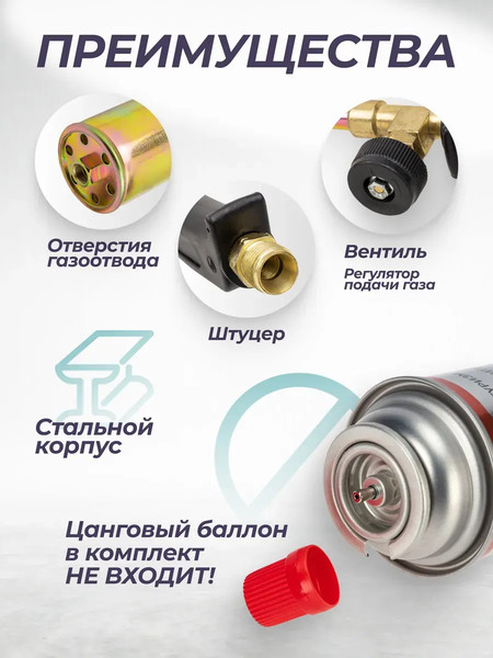 Изображение товара Горелка газовая RockForce RF-50HGB (64 947)