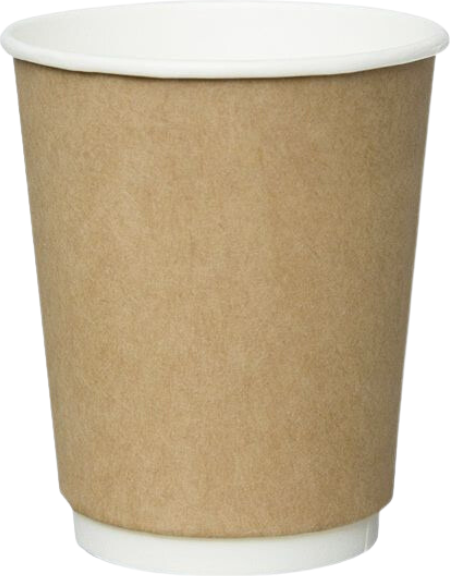 Изображение товара Набор бумажных стаканов Паксервис 250мл / 388947 (600шт, крафт)