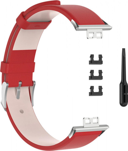 Изображение товара Ремешок для умных часов Rumi Кожаный для Huawei Watch Fit/Watch Fit Elegant (красный)