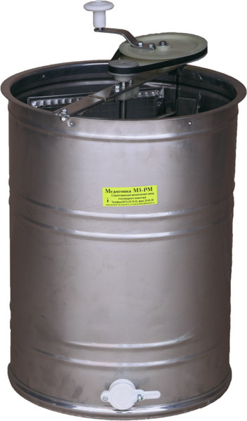 Изображение товара Медогонка СтЗПИ Трехрамочная / М3-РМ (полностью нержавеющая сталь)