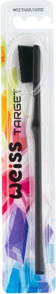 Изображение товара Зубная щетка WEISS Target жесткая (черный)