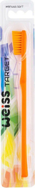 Изображение товара Зубная щетка WEISS Target мягкая (оранжевый)