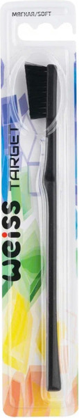 Изображение товара Зубная щетка WEISS Target мягкая (черный)