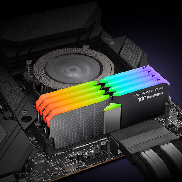 Изображение товара Оперативная память DDR5 Thermaltake Toughram XG RGB D5 6600 CL32 1.4V 32GB / RG33D516GX2-6600C32B (черный)