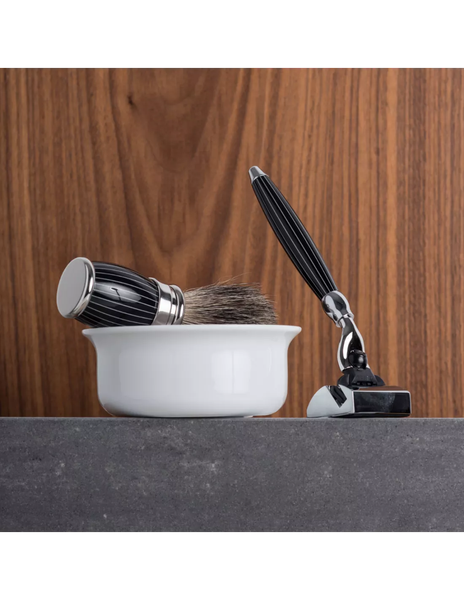 Изображение товара Помазок для бритья Plisson Lacquer and Metal Joris