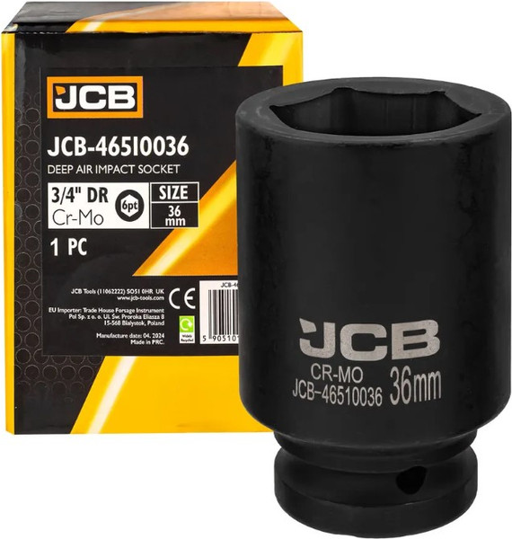 Изображение товара Головка слесарная JCB JCB-46510036 (60564)