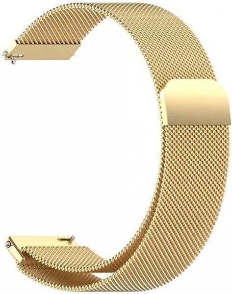 Изображение товара Ремешок для умных часов Rumi Milanese Loop 22мм (золотистый)