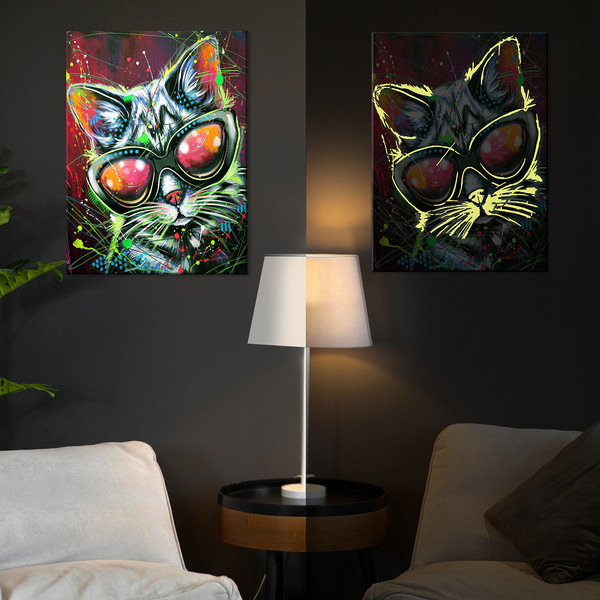 Изображение товара Картина по номерам Молли Стильный кот 40x50 / FHR0582