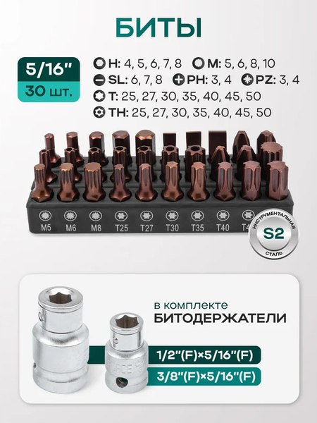 Изображение товара Универсальный набор инструментов RockForce RF-38841W Premium (64710)