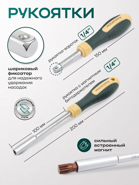 Изображение товара Универсальный набор инструментов RockForce RF-38841W Premium (64710)