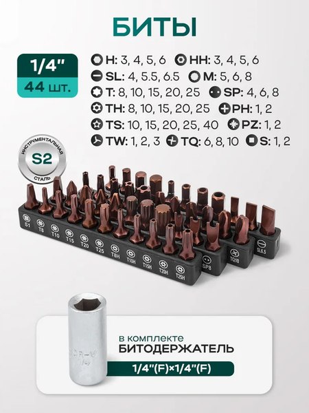 Изображение товара Универсальный набор инструментов RockForce RF-38841W Premium (64710)