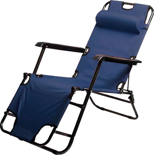 Изображение товара Складной шезлонг MONAMI 178х60x80см / LYLT-0006