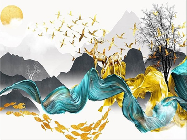 Изображение товара Картина по номерам Молли Ввысь 40x50 / HR0408