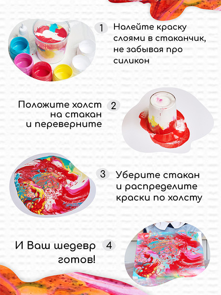 Изображение товара Набор для творчества Флюид Флюид Арт. Планета цветов / KH0396/F