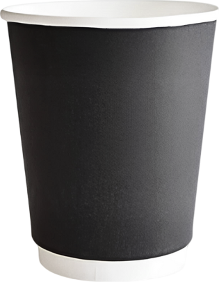 Изображение товара Набор бумажных стаканов Паксервис 250мл / 388945 (600шт, черный)