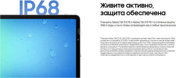 Изображение товара Планшет Samsung Galaxy Tab S10 FE 12GB/256GB 5G / SM-X526BZAPCAU (серый)